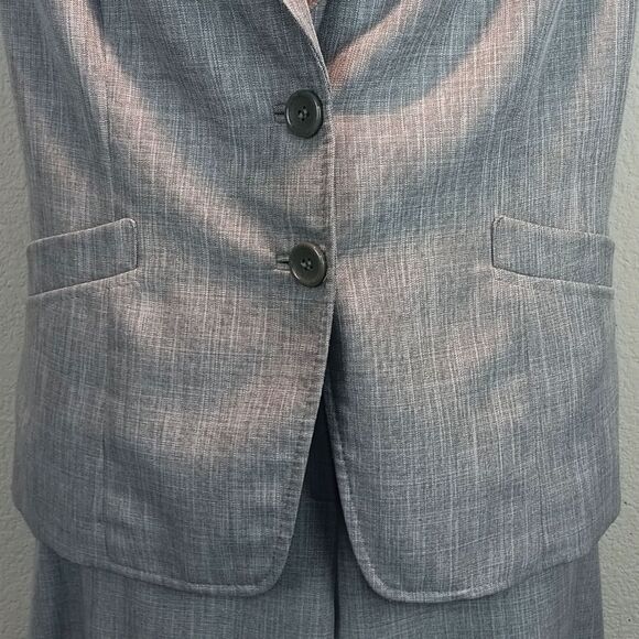 The Limited Collection Women Light Gray Wide Leg And Jacket Pantsuit sx L / 14 - Picture 5 of 16